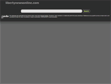 Tablet Screenshot of libertynewsonline.com